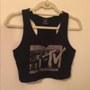 MTV Tank Crop Top
